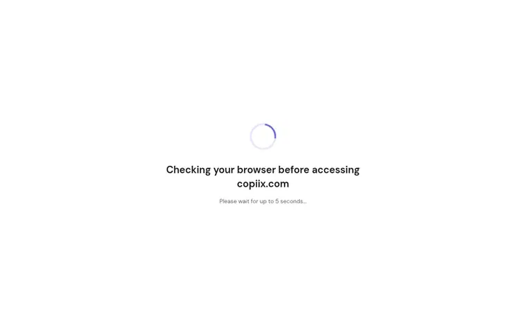 Screenshot of the Copiix homepage